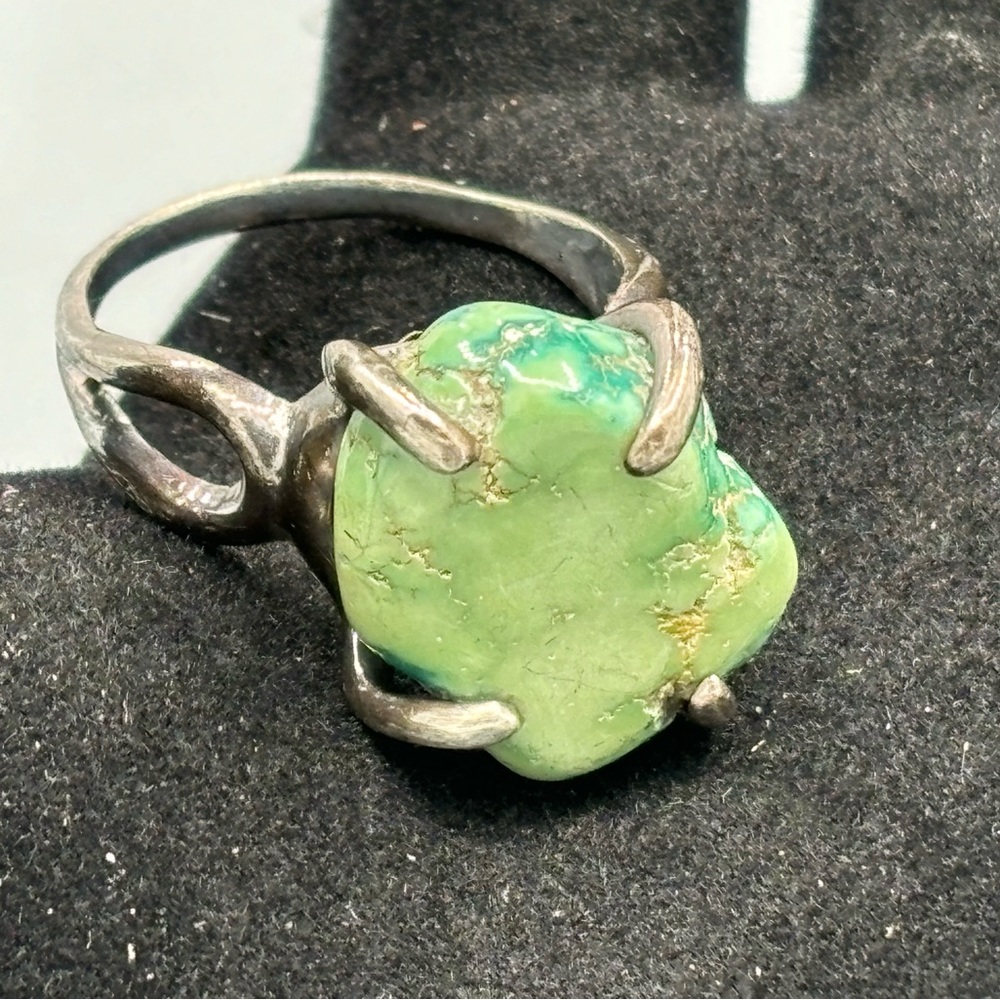Silver Ring with Turquoise Stone